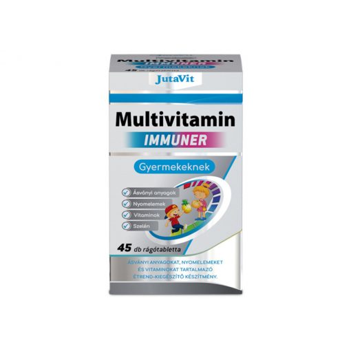 JutaVit Multivitamin Immuner rágótabletta Gyermekeknek 45db