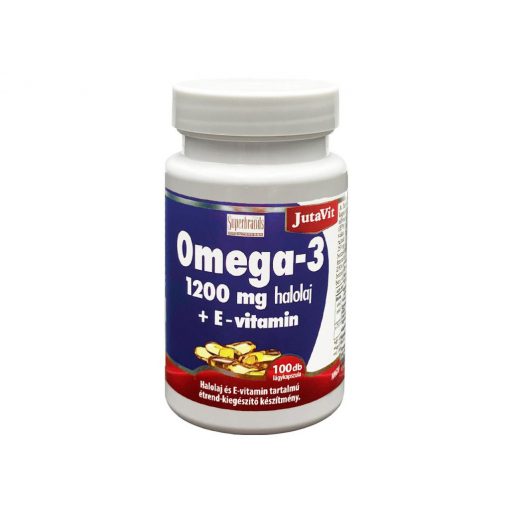 JutaVit Omega-3 1200mg Halolaj+E vitamin lágykapszula 100db