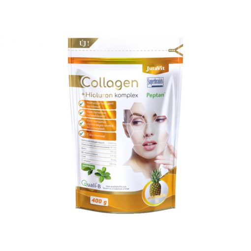 JutaVit Collagen + Hialuron Komplex 400g italpor – Ananász