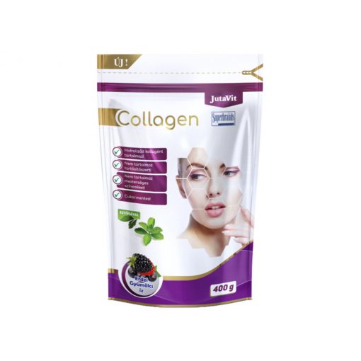 JutaVit Collagen + Hialuron Komplex 400g italpor - Erdei Gyümölcs